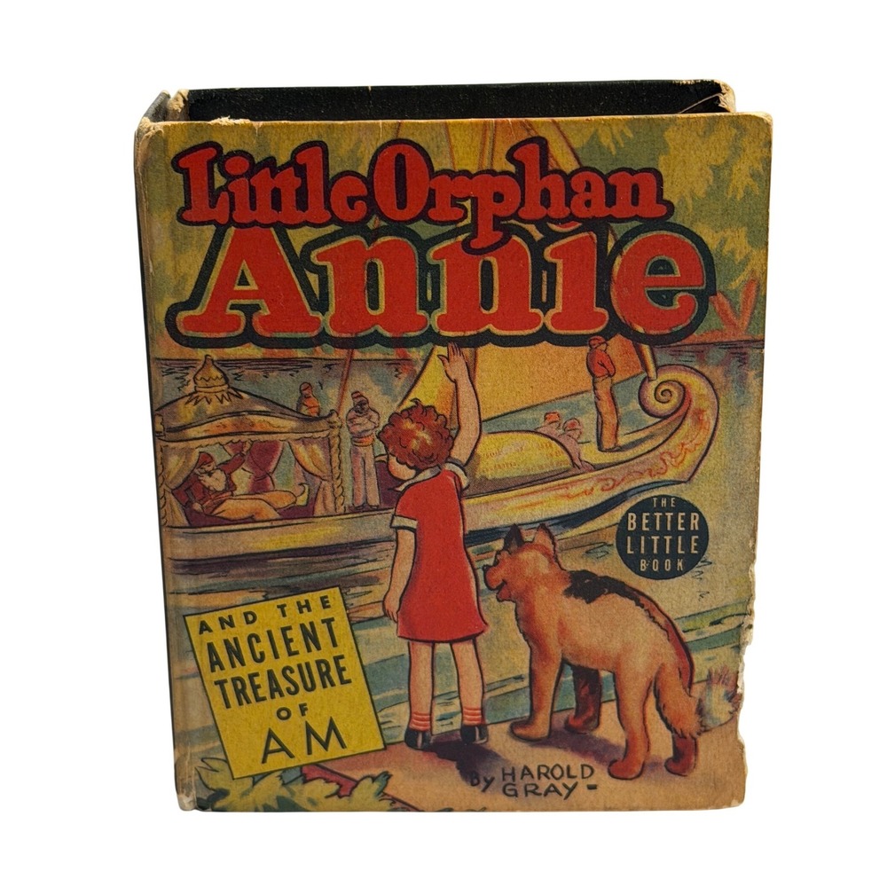 VTG Little Orphan Annie and the‎ Ancient Treasure of Am Better Little Book 1414